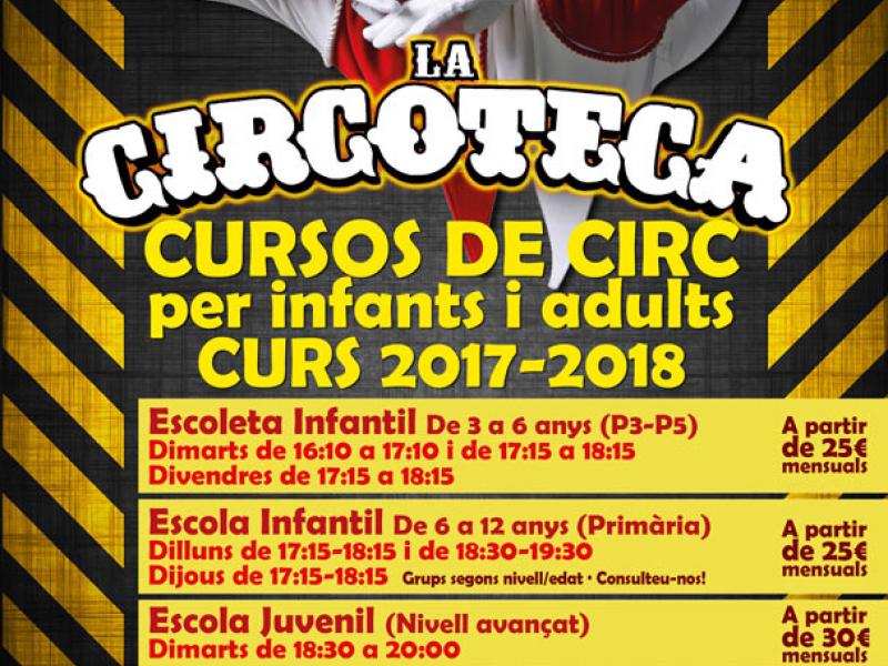 Arrenquen les inscripcions a l'Escola de Circ de la Circoteca, curs 2017-2018