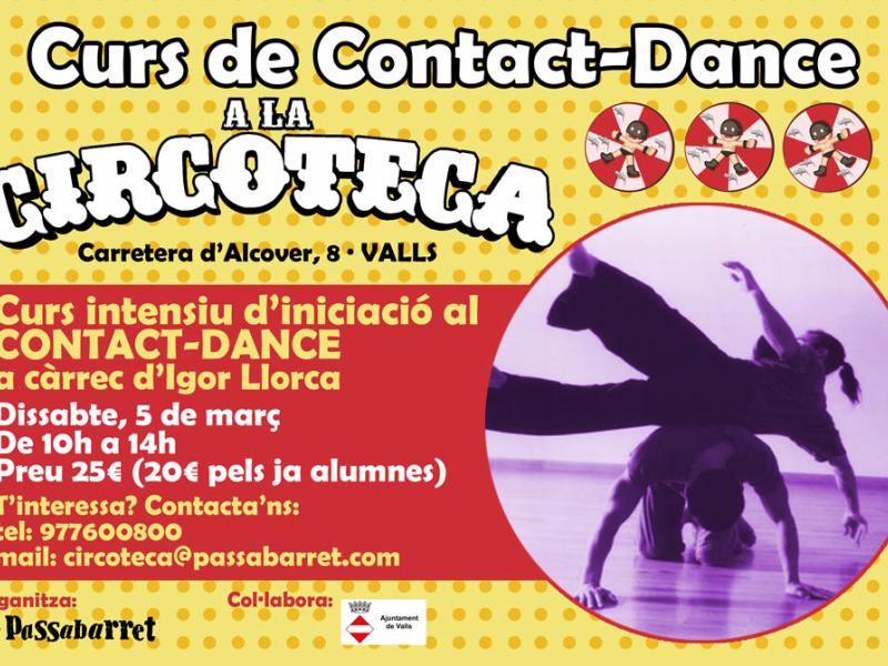 Oberta l'inscripció al curs intensiu d'iniciació al Contact Dance a La Circoteca, amb Igor Llorca