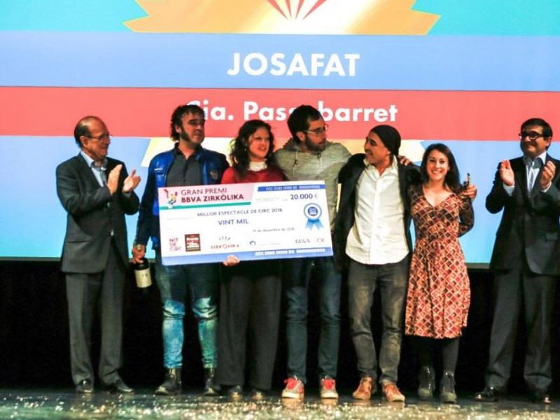 Cia. Passabarret guanya el Gran Premi dels Zirkòlika 2018 amb el seu 'Josafat'